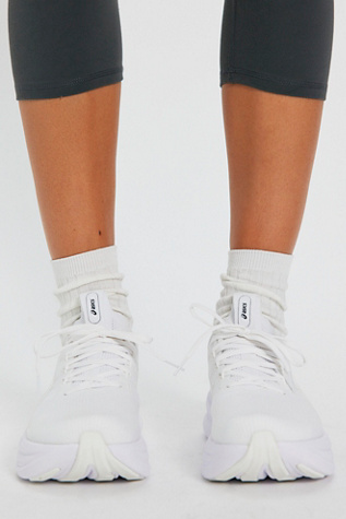 ASICS GEL-NIMBUS 28 Trainers at Free People in White/White, Size: US 8.5