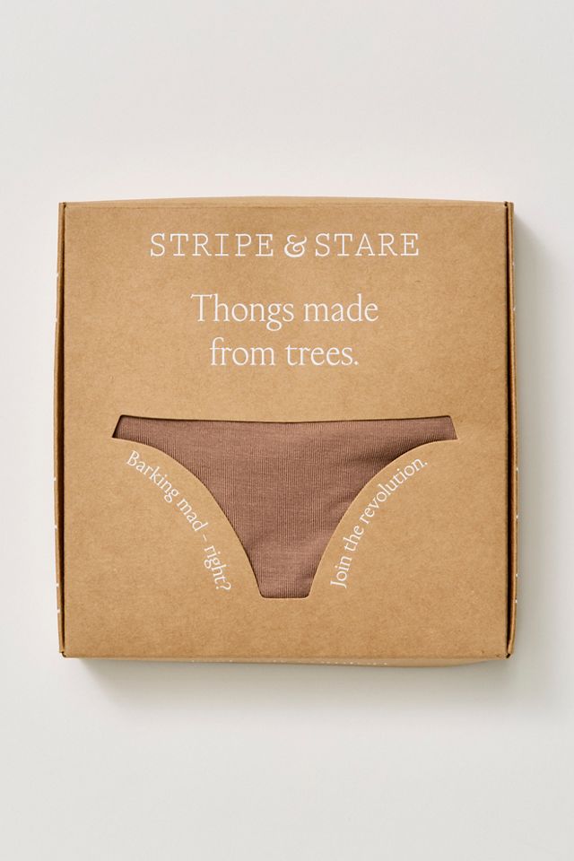Stripe & Stare Thong Four Pack #1