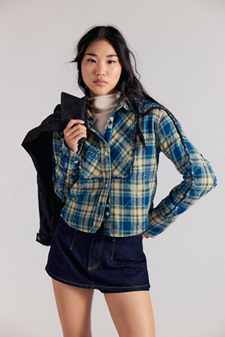 We The Free Georgia Plaid Button Down