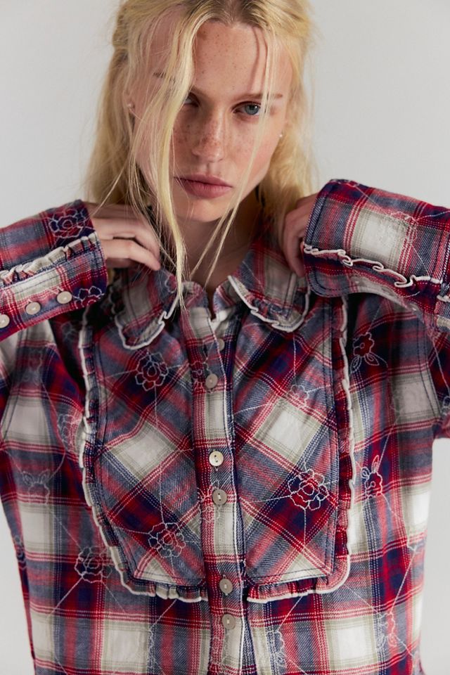 We The Free Georgia Plaid Button Down
