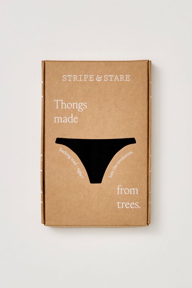 Stripe & Stare Thong #4