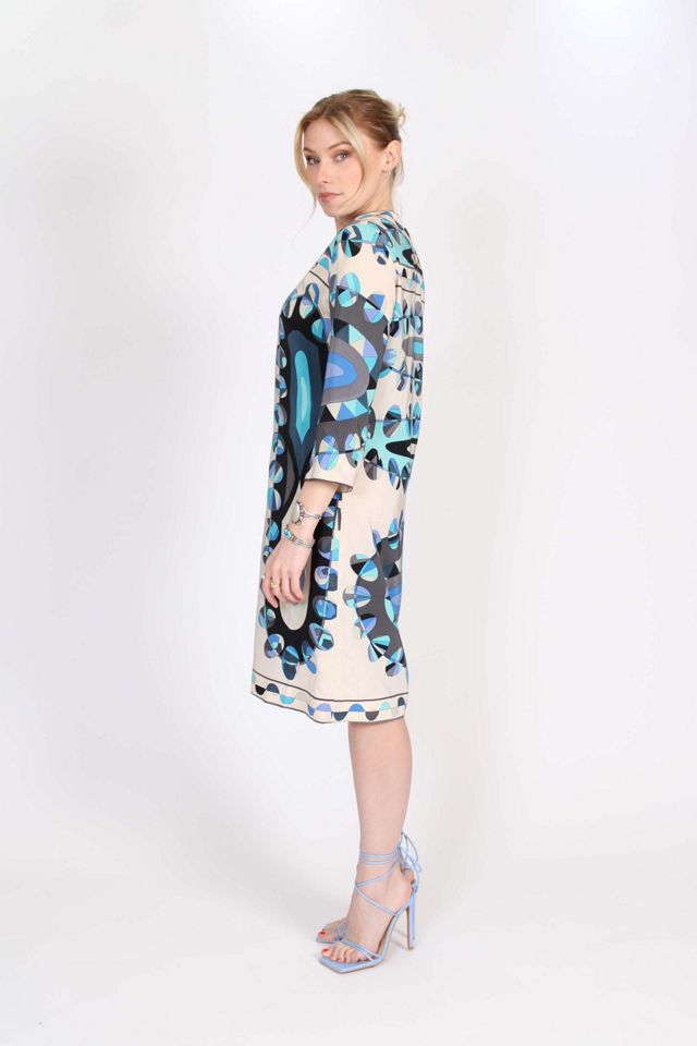 Vintage Emilio Pucci Classic Italian Pop Art Dress Selected By Wolf and Moon Vintage #2