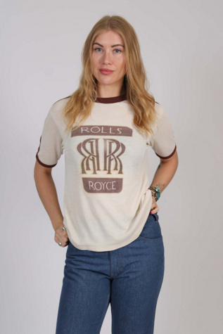 1970s Rolls Royce Ringer Tee Selected By Wolf and Moon Vintage | Free ...