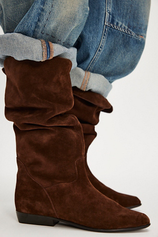 Saratoga Slouch Boots by Jeffrey Campbell at Free People in Brown, Size: US 8