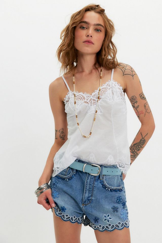Driftwood Goldie Embroidered Shorts #2