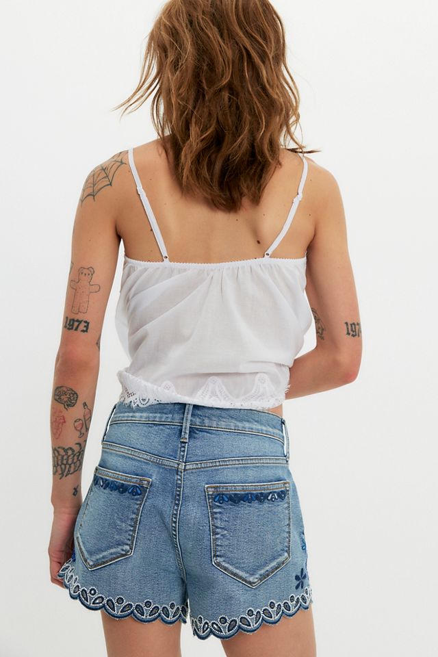 Driftwood Goldie Embroidered Shorts #1