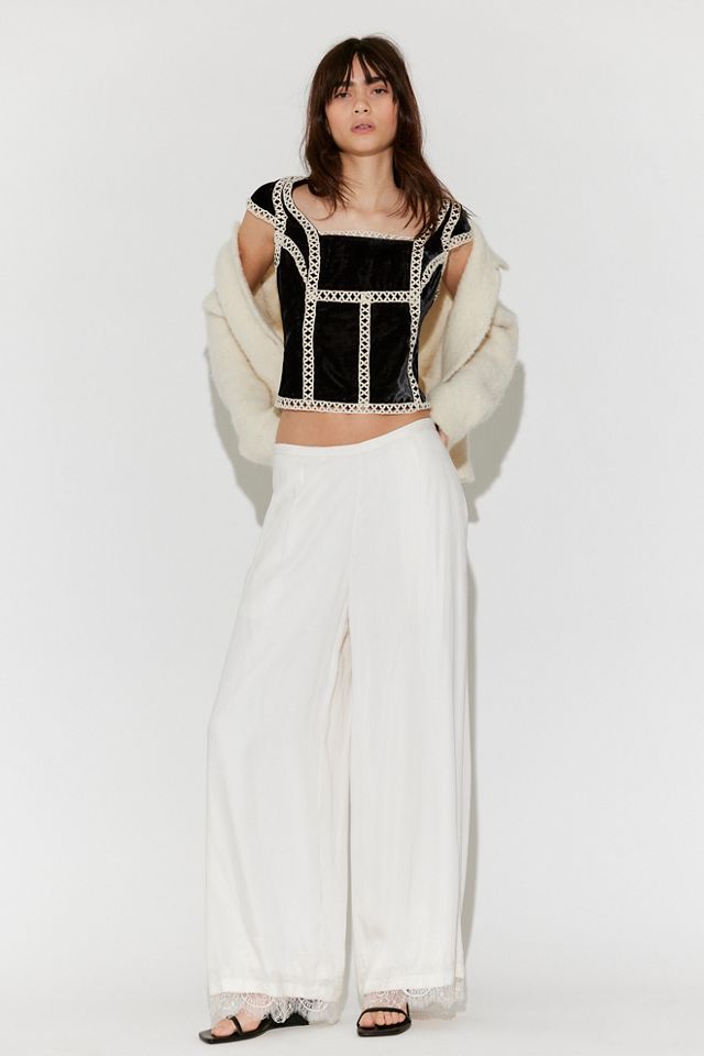 Tyler Velvet Corset Top #2