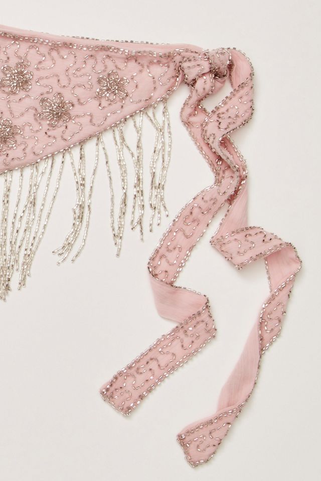 Beaded Blooms Skirt Belt #1