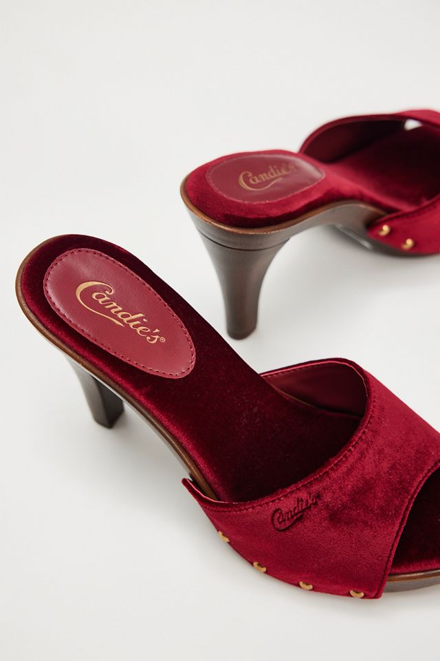 Candies Velvet Clogs #2