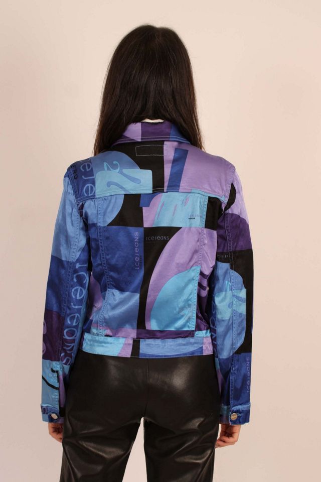 1990s Vintage Ice Jeans Satin Jacket Selected By Wolf and Moon Vintage #3