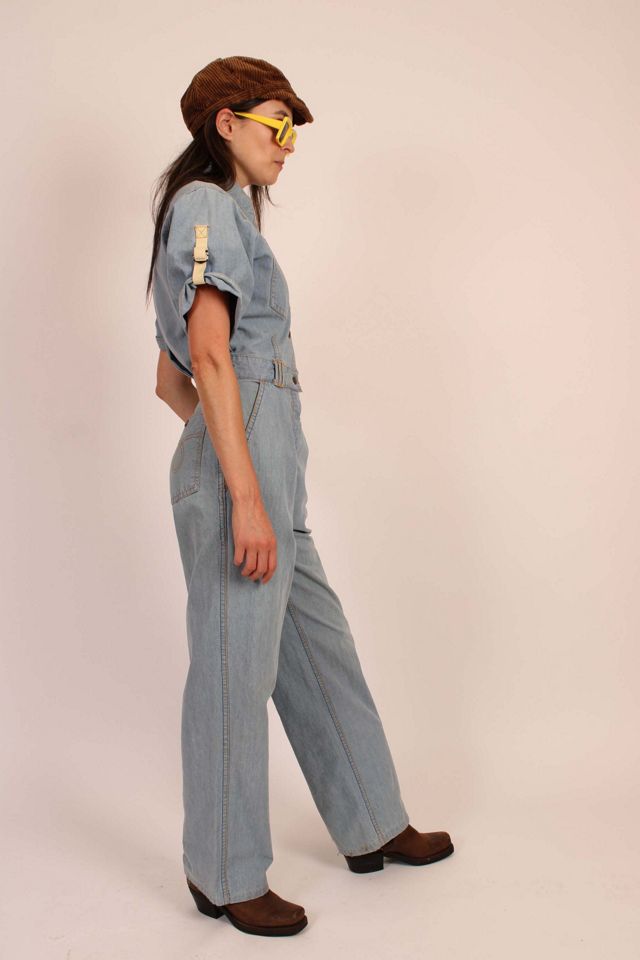 1970s The Market Wild West Denim Jumpsuit Selected By Wolf and Moon Vintage #2