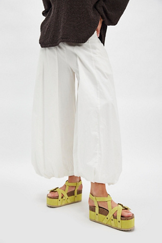 Rule Breaker 2.0 Flatform Sandals by Intentionally Blank at Free People in Green, Size: EU 37