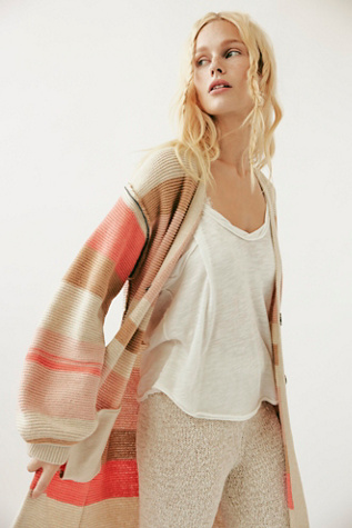 We The Free Color Study Maxi V-Neck Cardigan at Free People, Size: XS