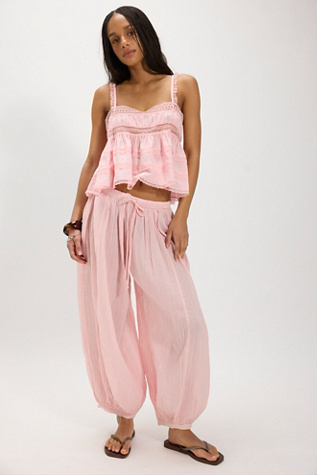 Playa Party Balloon Pants by free-est at Free People in Rosey Touch, Size: XS