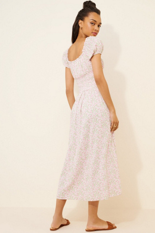 slim fit dress slacks Arianna Maxi Dress by Amy Jane London - Pink main image 0