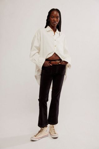 High Time Velvet Kick Flare Pants