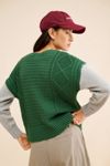 Dot and Lu Mixed V-Neck Sweater