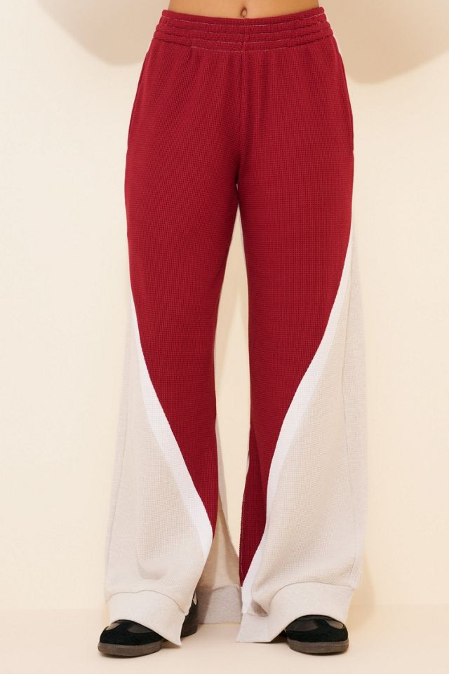 Boys Lie Private School Waffle Knit Wide-Leg Sweatpants #3