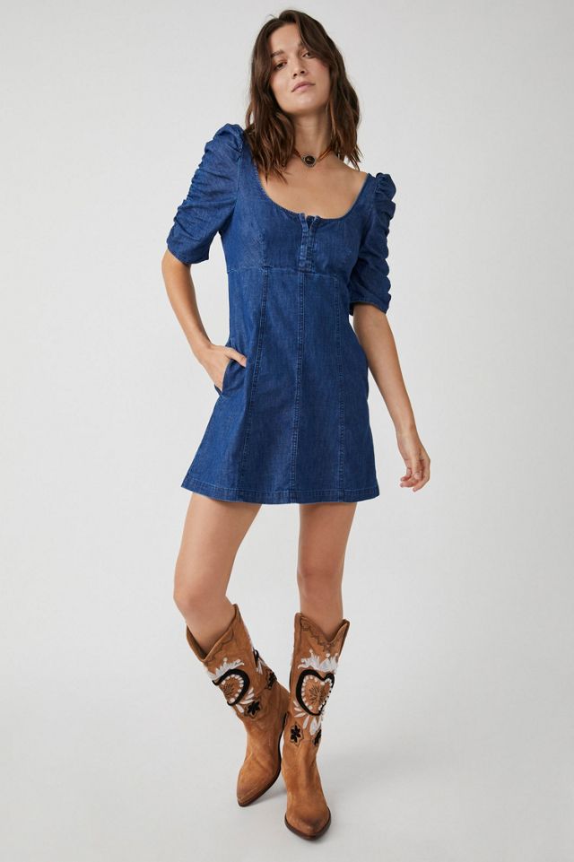 Cheyenne Denim Mini Dress #4