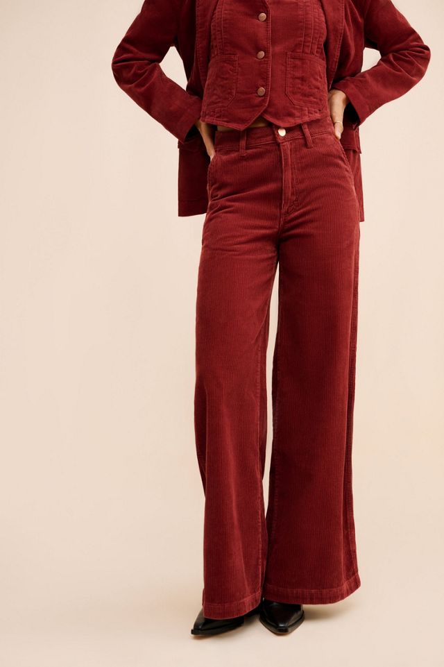 Wrangler High Rise Corduroy Trouser Jeans #3