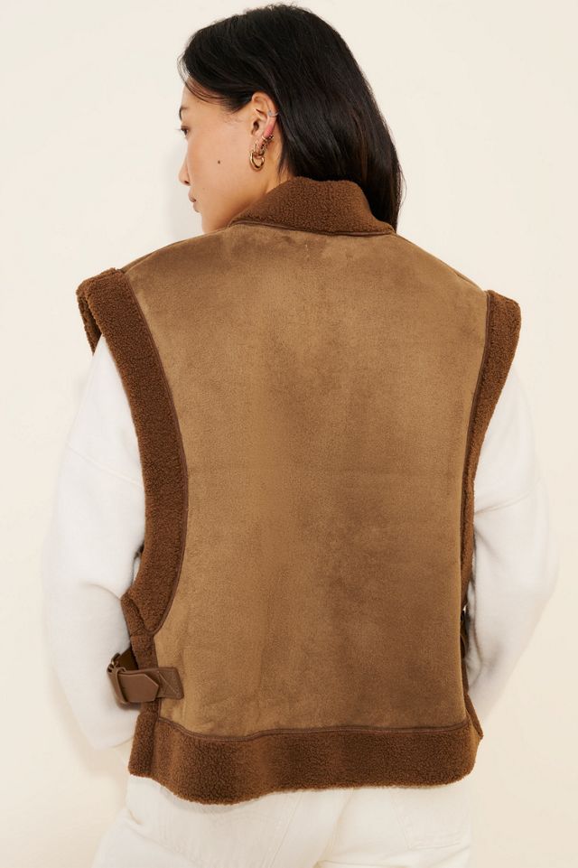 Marianna Vegan Suede Vest #1