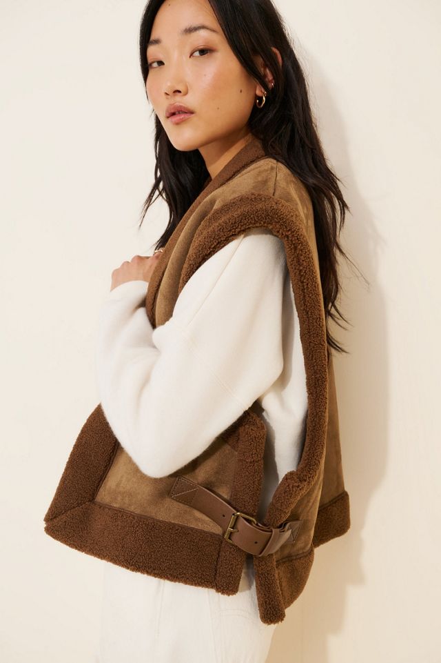 Marianna Vegan Suede Vest #2