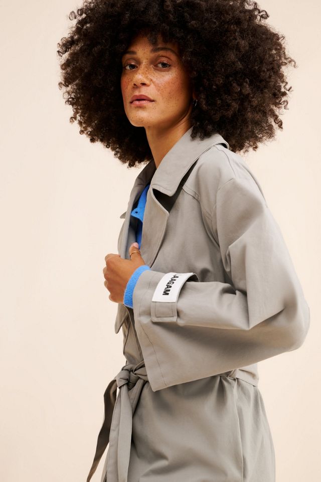 Laagam Oversized Belted Trench Coat #2