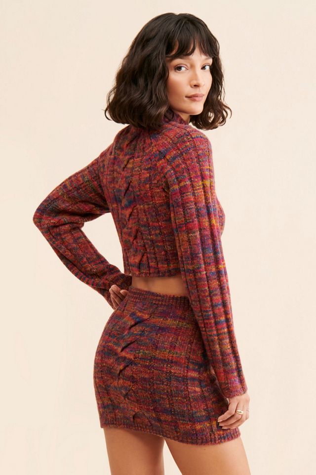 For Love & Lemons Ruby Knit Mini Skirt #1