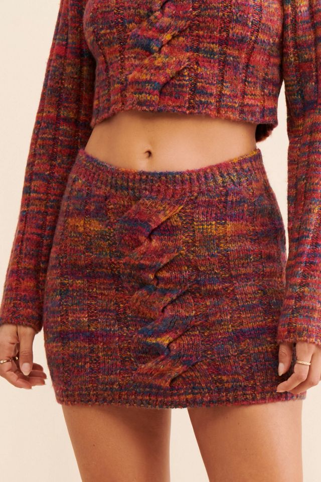 For Love & Lemons Ruby Knit Mini Skirt #2