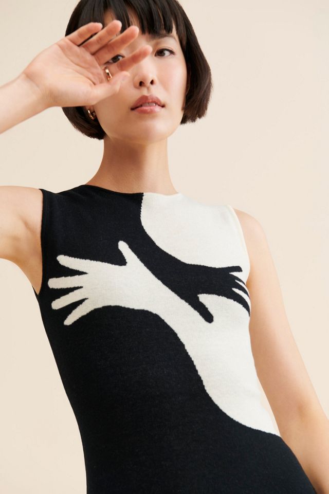 Another Girl Handsy Knit Midi Dress #3