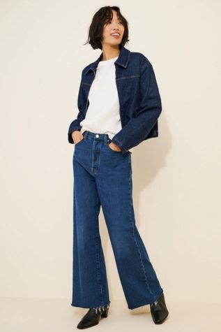 FRAME Le Low Baggy Wide Leg Jeans
