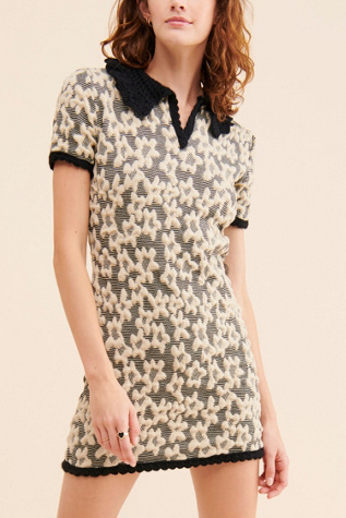 Tach Clothing Jaquard Floral Dress