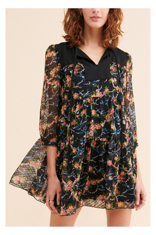 Anna Sui x Nuuly Upcycled Floral Tunic Dress