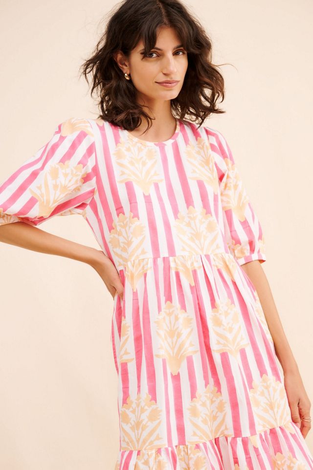 SZ Blockprints Gaia Tiered Midi Dress #2