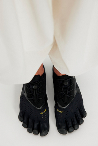 V-Run FiveFingers Shoe by Vibram at Free People in Black, Size: EU 38