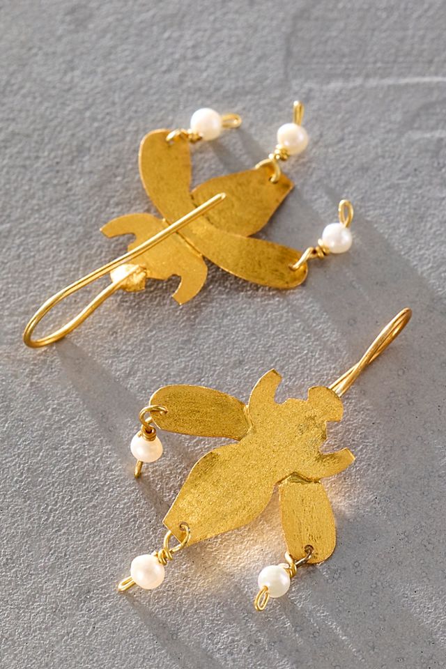 Après Ski Vuelo Gold Earrings #2