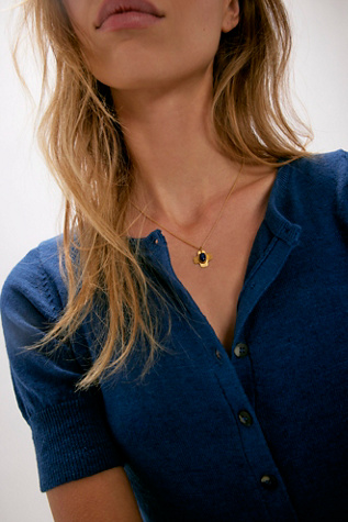 Après Ski Nuit Pendant Necklace at Free People in Gold