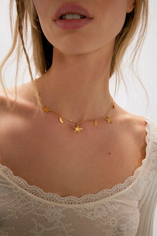 Après Ski Nisa Gold Necklace