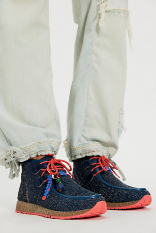 Gibson Mocc Boots by Free People in Blue, Size: US 8