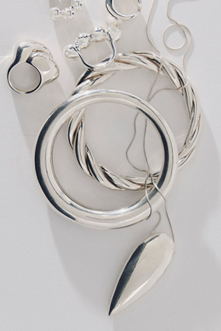 Camille Surault Blowblow Bangle at Free People in Silver