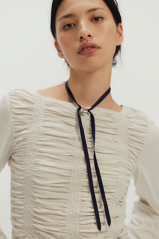 Camille Surault Mini Blowblow Ribbon Necklace #3