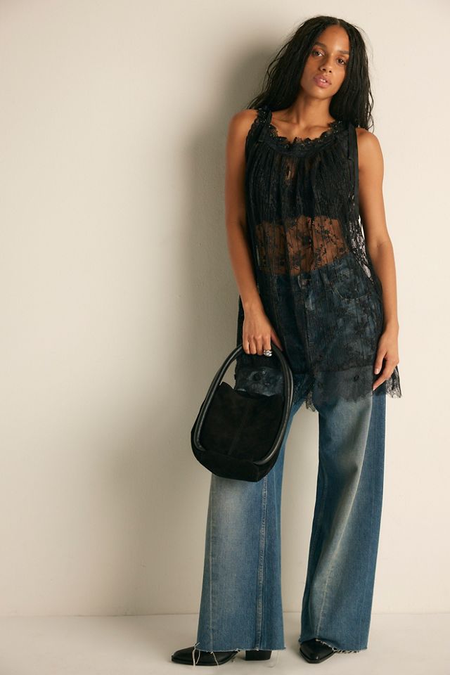 Good Taste Semi-Sheer Mini Slip Dress #3