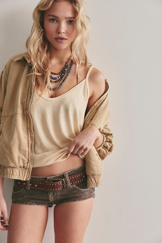 We The Free Midas Cord Micro Shorts