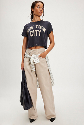 Jeans en velours côtelé AGOLDE Vana Fold