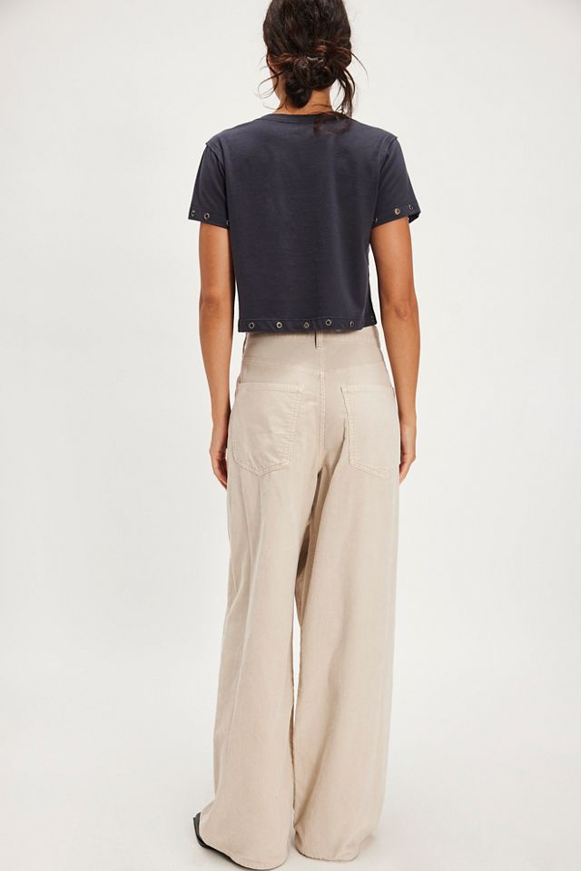Jeans en velours côtelé AGOLDE Vana Fold #1