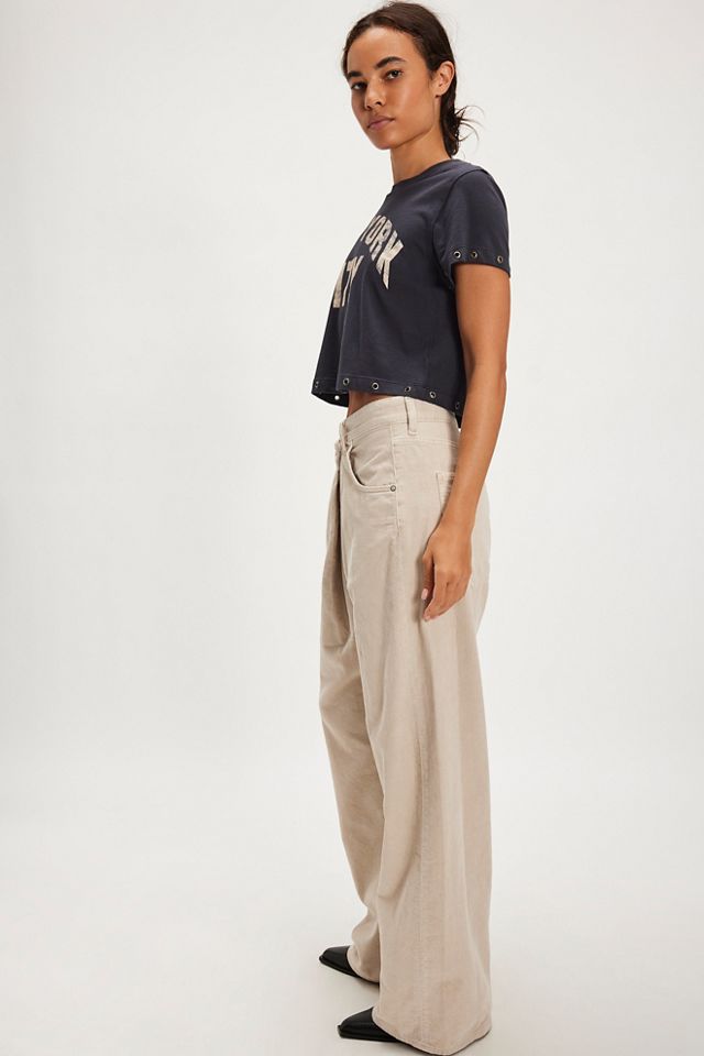 Jeans en velours côtelé AGOLDE Vana Fold #2
