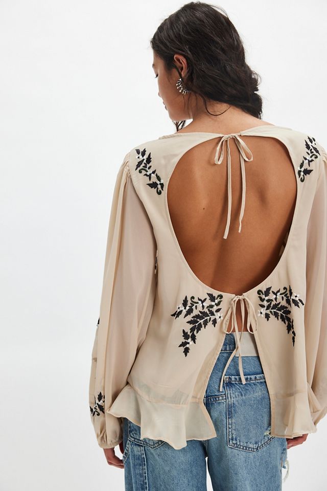 Worlds Apart Embroidered Blouse #1