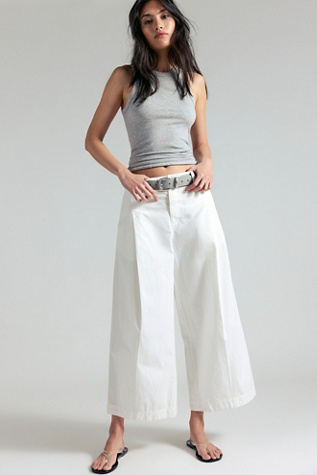 Silverlake Wide-Leg Chino Trousers
