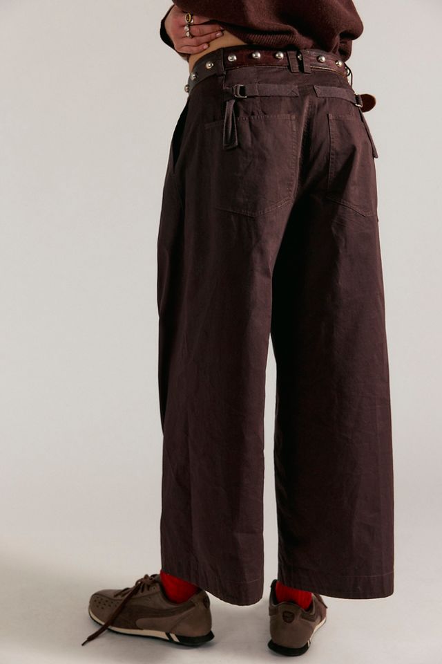 Silverlake Wide-Leg Chino Trousers #1