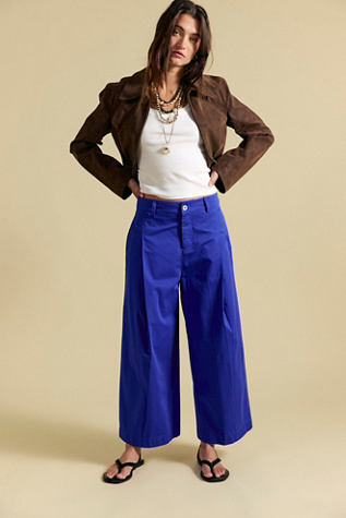 Silverlake Wide-Leg Chino Trousers